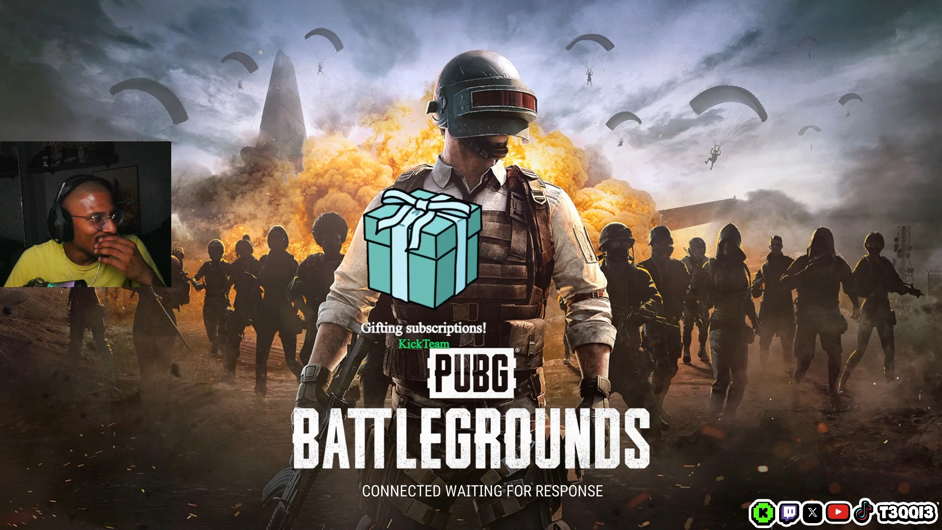 t3qqi3streaming PUBG on Kick