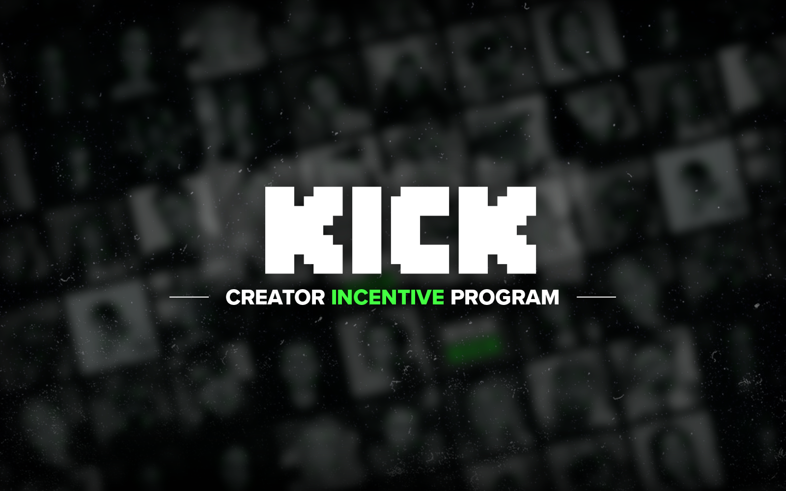 Kick Creator Incentive Program Français