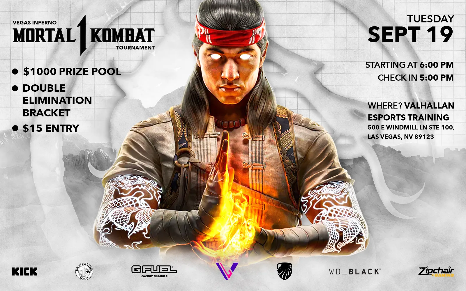 Mortal Kombat 1 Tournament (LAN) at Valhallan Esports Article Photo